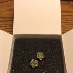 Beautiful Real Druzy Crystal ring